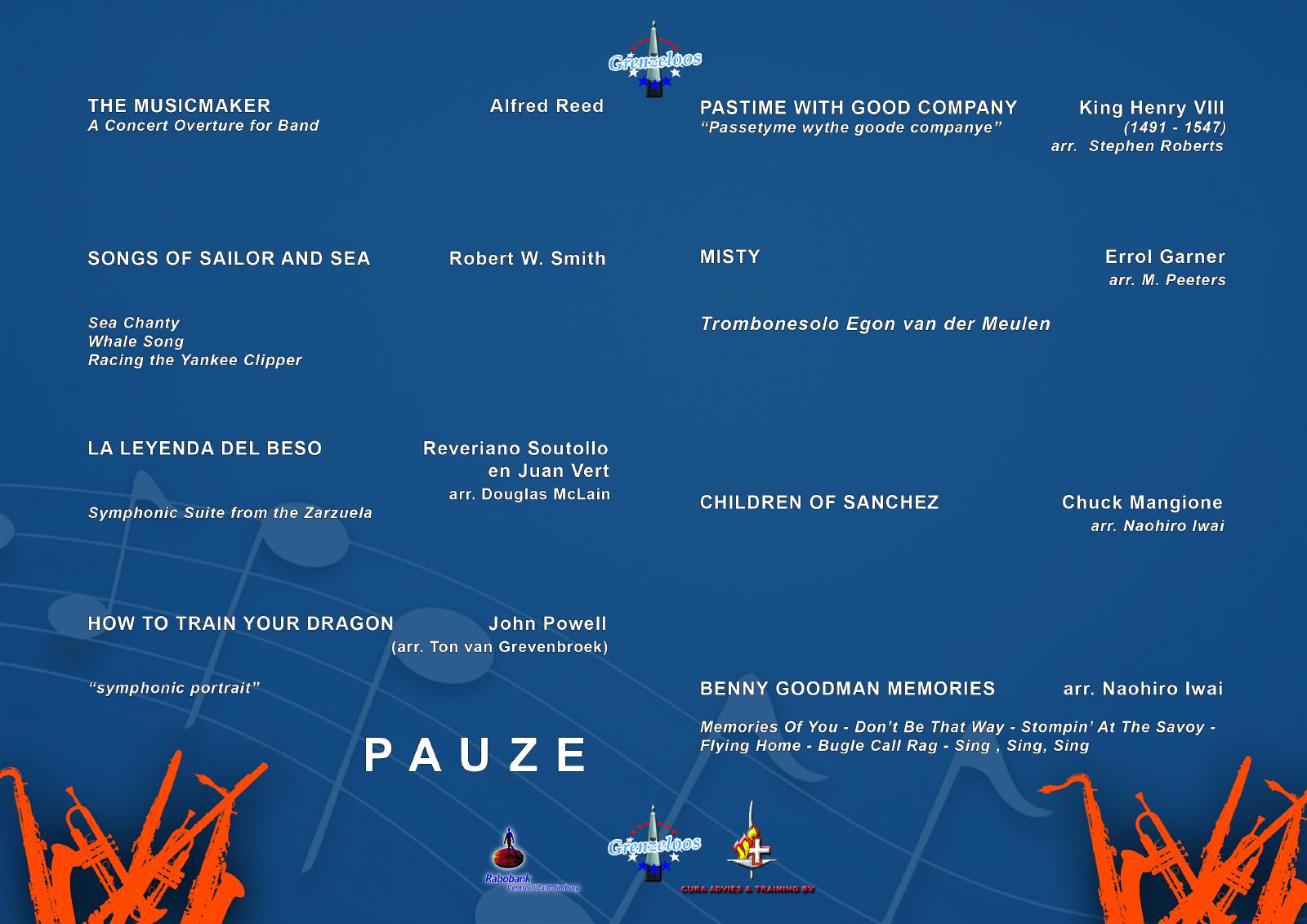 Programmaboekje Grenzeloos 2013 – binnenzijde