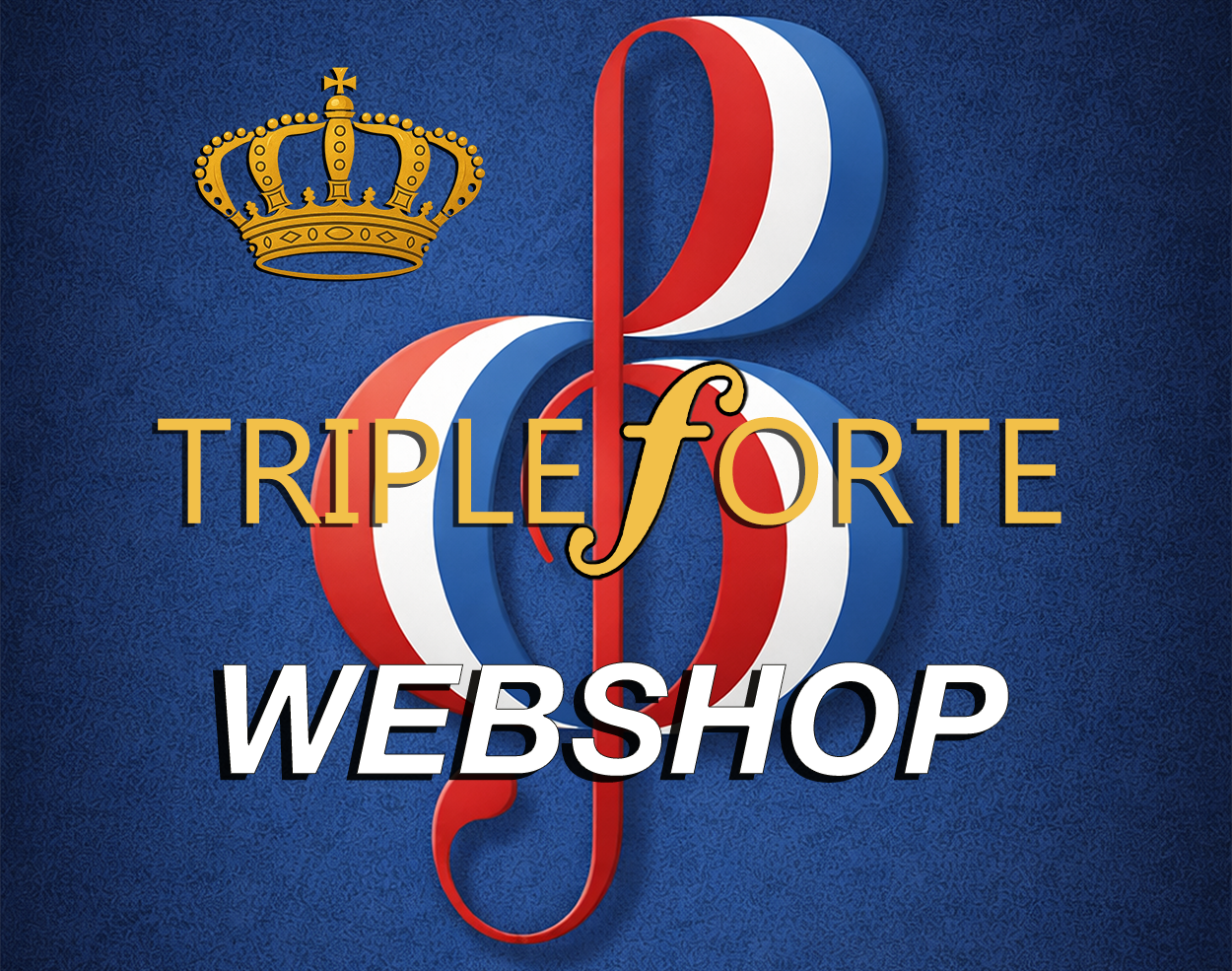 Logo van Triple Forte, het jubileumbier van Harmonie Vaals