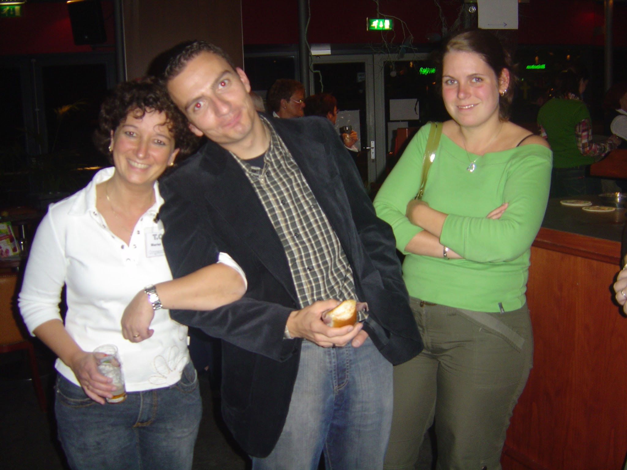 Medewerkers tijdens het Try Out Festival 2005