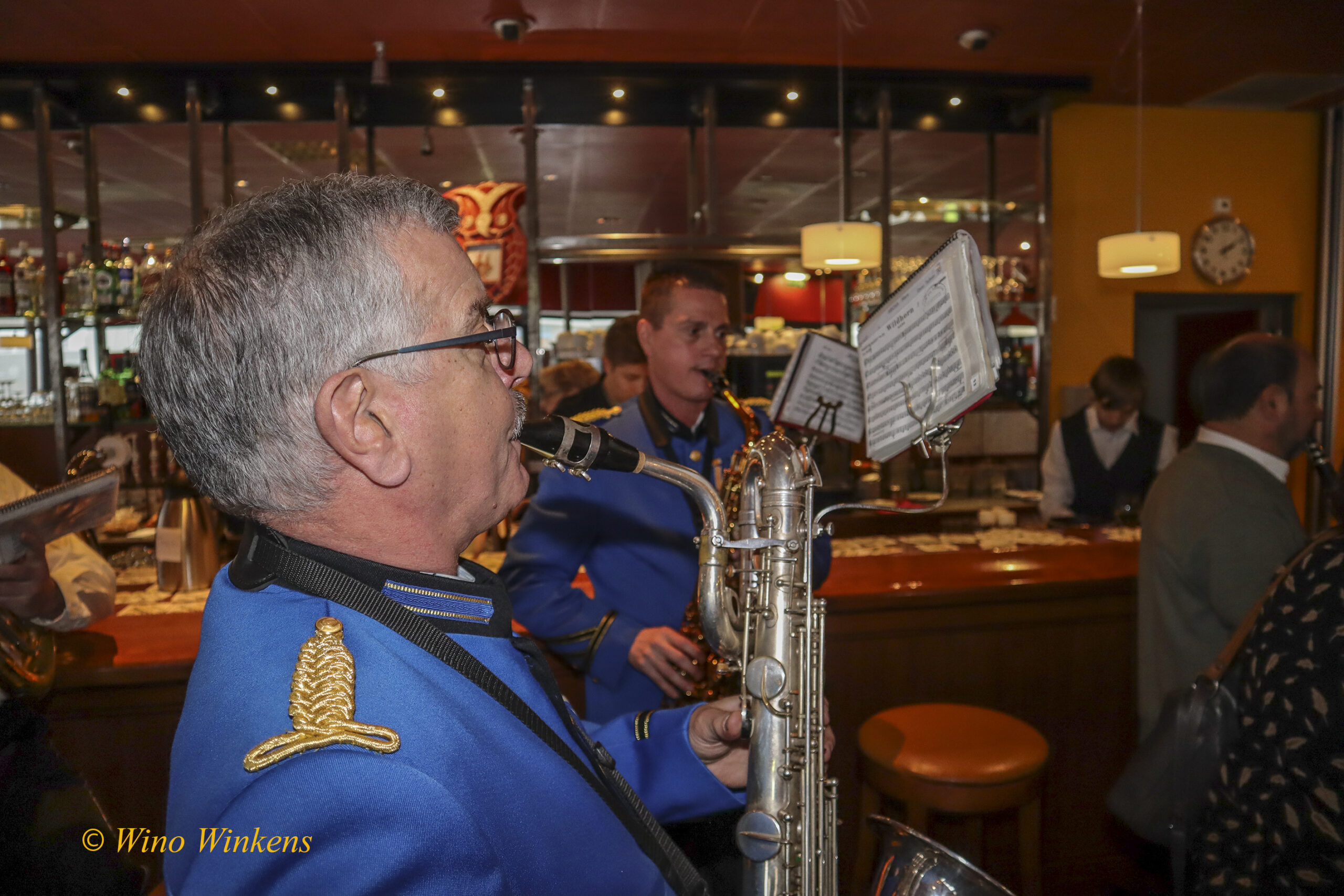 Samen muziek maken tijdens het Ceciliafeest van 2018