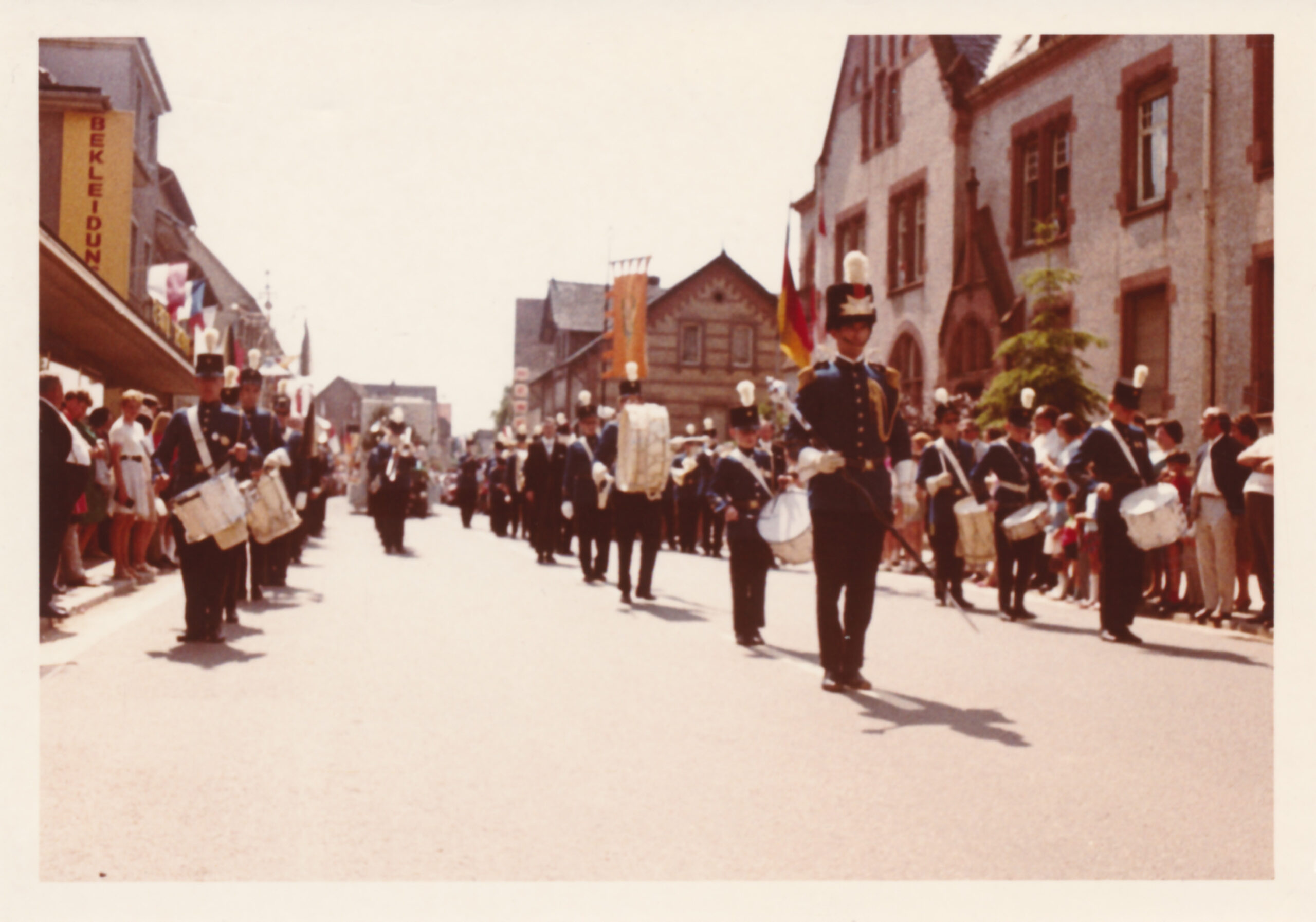 De harmonie tijdens de reis naar Fürth in 1969