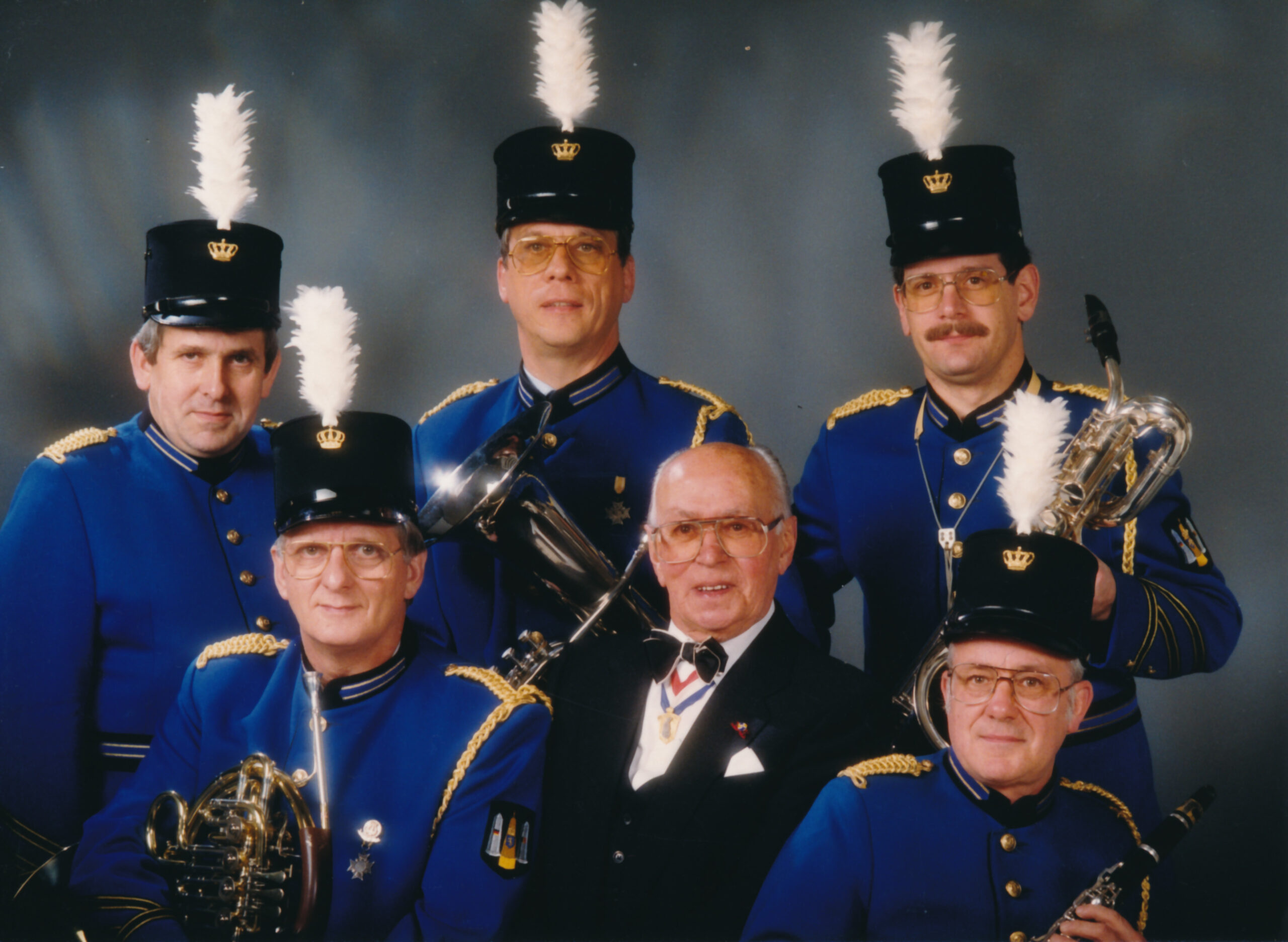 Jubilarissen van de harmonie in 1988