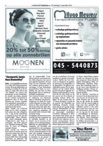 Krantenknipsel: Clermoretti: vooruitblik