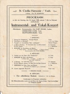 Voorvertoning: 1929 Affieche Konzert