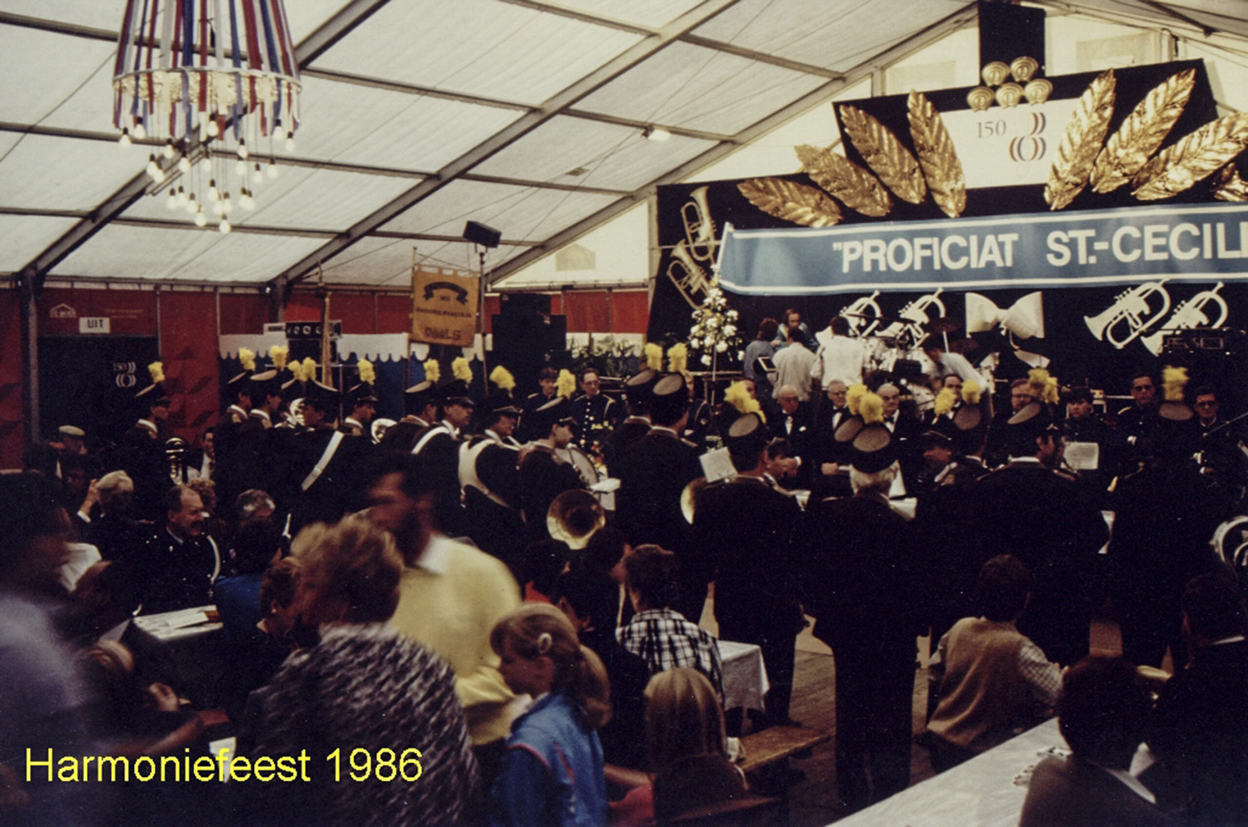 Harmoniefeest ter gelegenheid van het 150-jarig jubileum in 1986