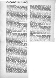 Voorvertoning: Concours Limbricht — terugblik, oktober 1987