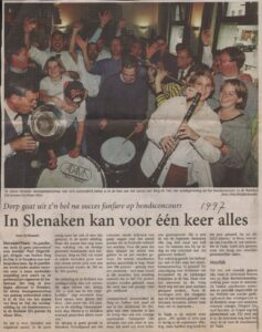 Voorvertoning: Het concours in de regionale pers — Slenaken, 1997