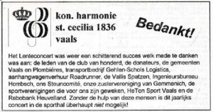 Voorvertoning: Dankbetuiging Lenteconcert 2002
