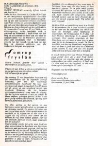 Voorvertoning: Omrop Fryslân over de muziek in Auschwitz, juni 2004