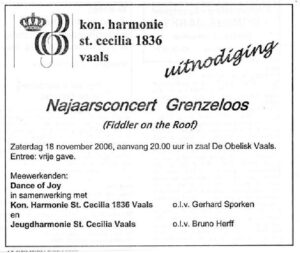 Voorvertoning: Fiddler on the Roof — Grenzeloos 2006, aankondiging