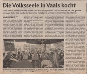 Voorvertoning: Die Volksseele in Vaals kocht — protestrepetitie 2006