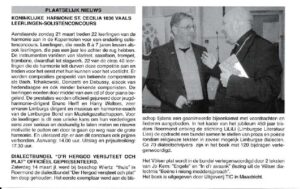Voorvertoning: Leerlingen-solistenconcours en dialectbundel, maart 2010