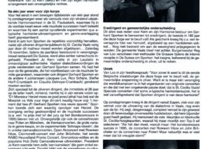Origineel krantenknipsel: Ceciliafeest 2016: Gerhard Sporken benoemd tot eredirigent