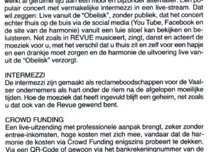 Origineel krantenknipsel: Hallo, wie jeet ’t?!: een concert via de livestream (2021)
