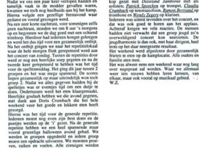 Origineel krantenknipsel: Jeugdharmonie op kamp in Wirtzfeld – 2004