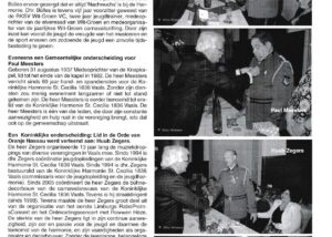 Origineel krantenknipsel: Vijf onderscheidingen tijdens het jubileum van 2011