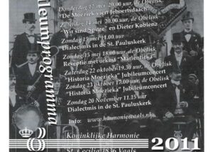 Origineel krantenknipsel: 175 jaar harmonie: een feestweekend voor heel Vaals (2011)