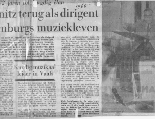 Eduard Jessnitz neemt de muzikale leiding over (1966)