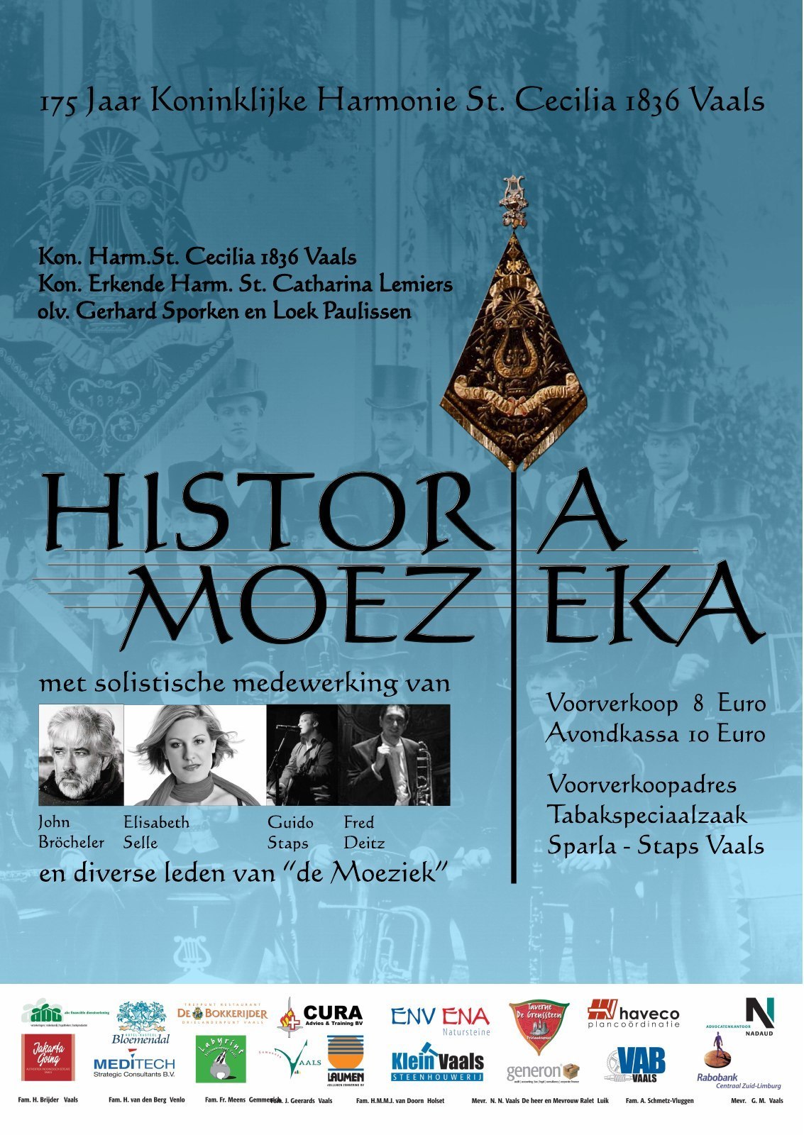 Jubileumaffiche van Historia Moezieka, 22 en 23 oktober 2011.