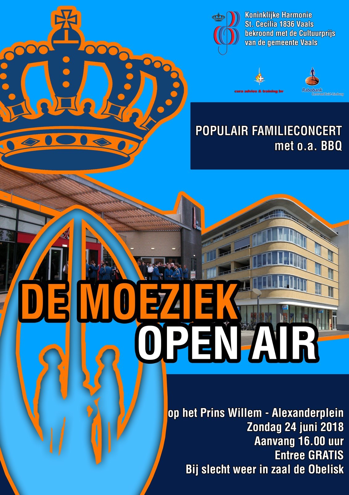 24 juni 2018 Open Air Concert op het Prins Willem-Alexanderplein